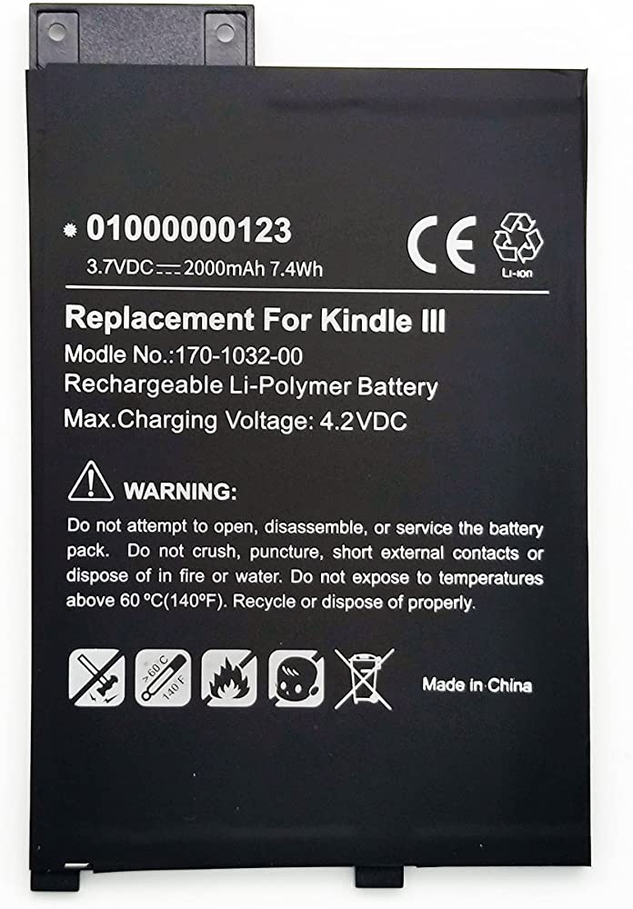 (billede for) Batteri til S11GTSF01A 170-1032-01 Amazon Kindle III 3 3G WiFi Keyboard Graphite 