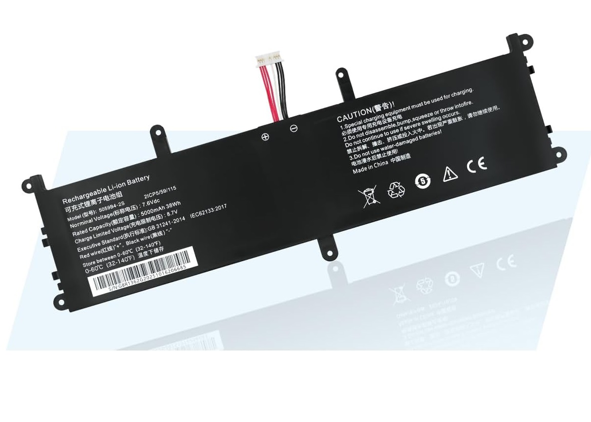 (billede for) Batteri til 5059B4-2S Chuwi GemiBook 13.3 Inch CWI528, Pro 14 CWI529 7.6V 38Wh