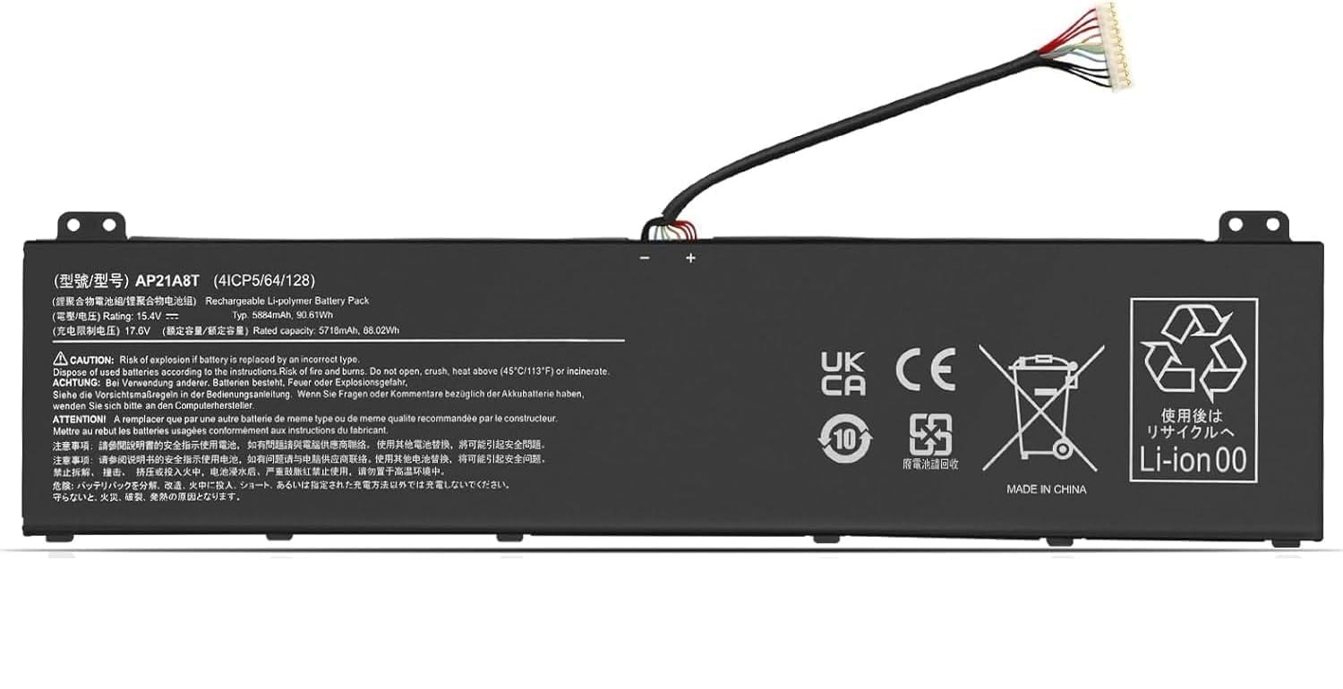 (billede for) Batteri til AP21A5T Acer Predator Helios 300 PH315 PH317 PH315-54 PH315-55 PH317-56 PH317-56