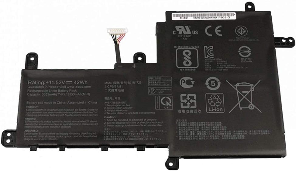 (billede for) Batteri til B31N1729 ASUS VivoBook S15 S530 S530UA S530UN S530UN-BQ097T X530FN X530FN-1A X530FN-1B X530FN-1D