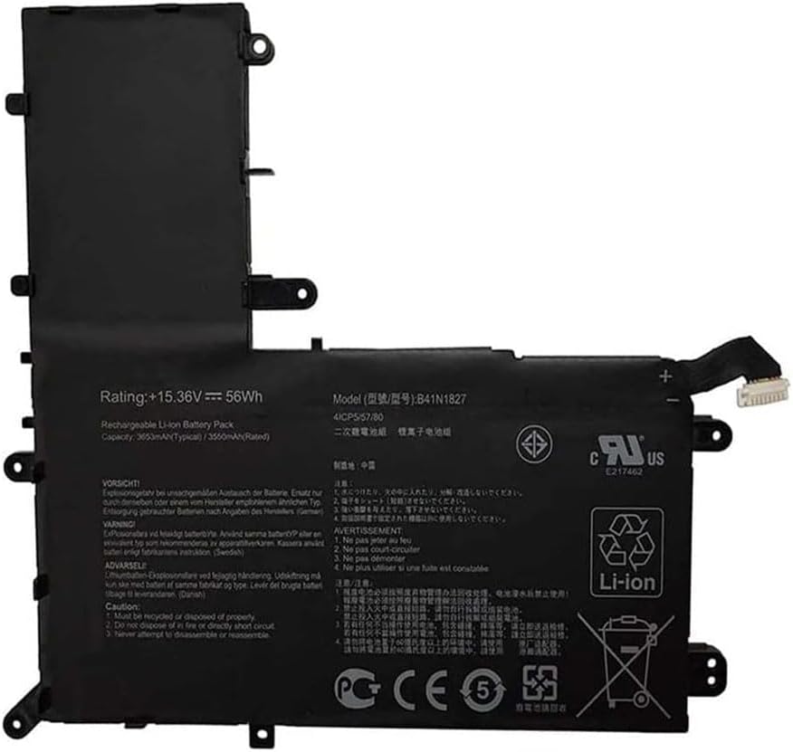 Batteri til B41N1827 Asus ZenBook Flip 15 UM562IA UX562 UX562IQ 0B200-03070200 (kompatibelt)