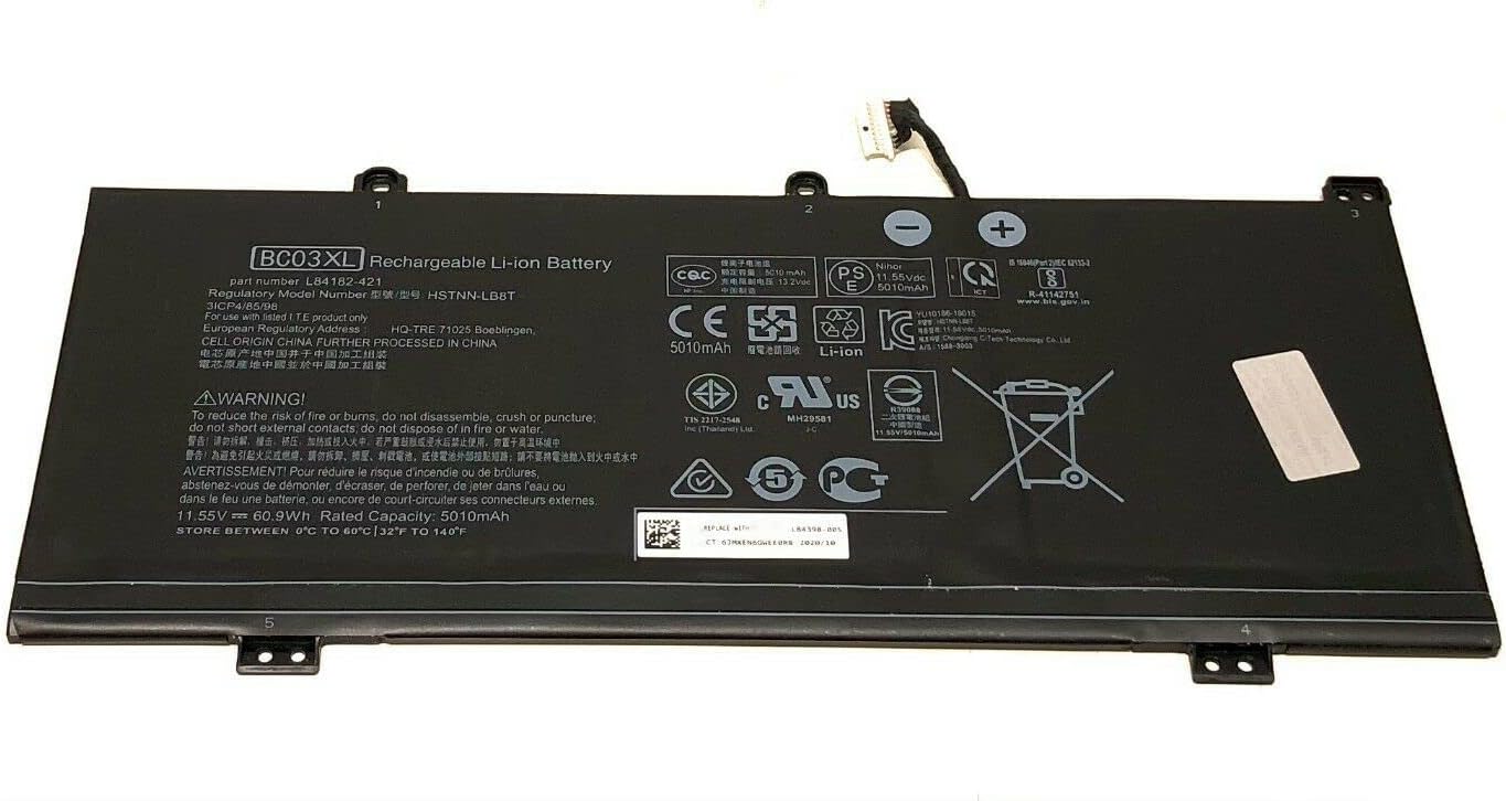 (billede for) Batteri til BC03XL HSTNN-LB8T L84398-005 HP Chromebook x360 14c-ca