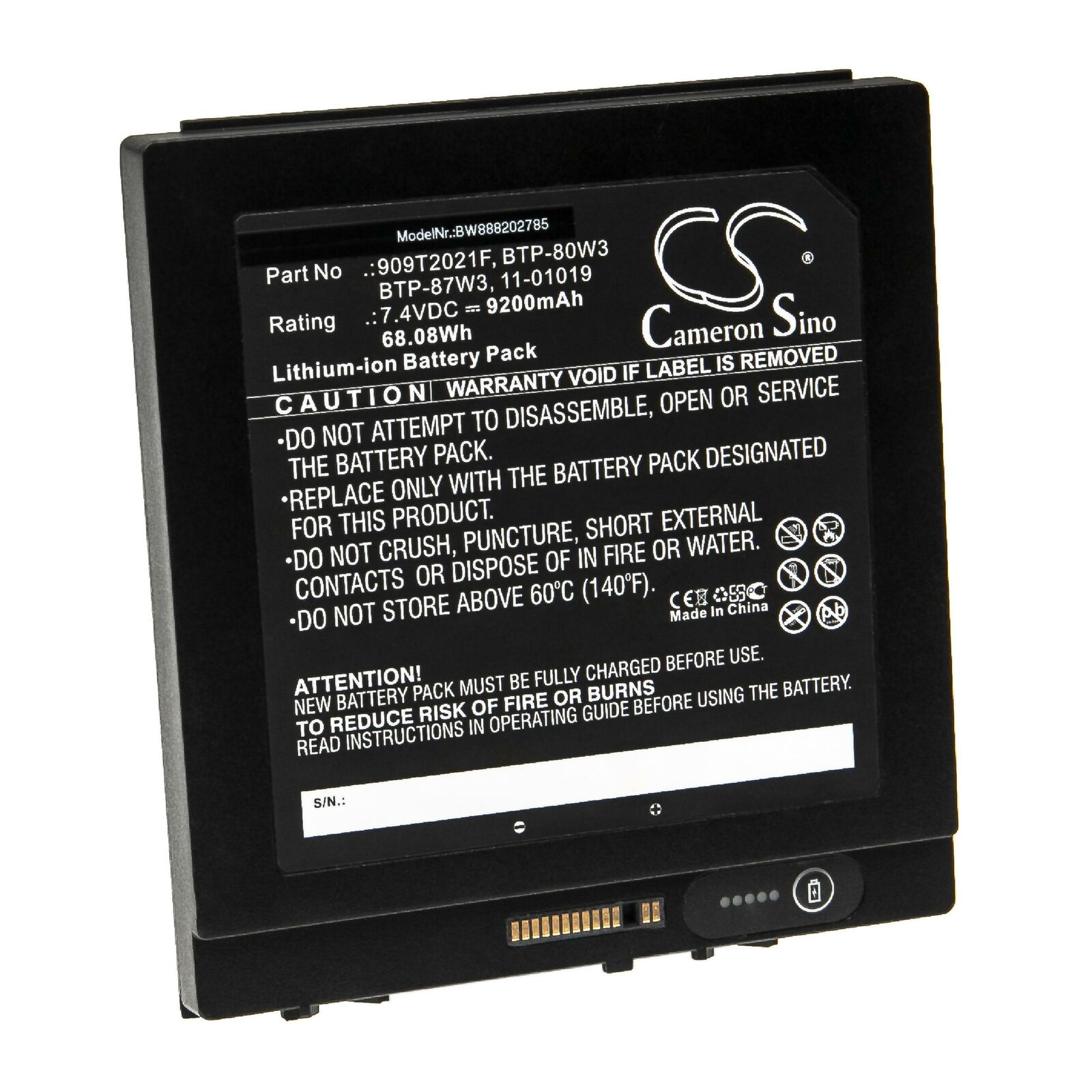 Batteri til 909T2021F Xplore iX104 Tablet PC Serie BTP-80W3 BTP-87W3 11-01019 (kompatibelt)