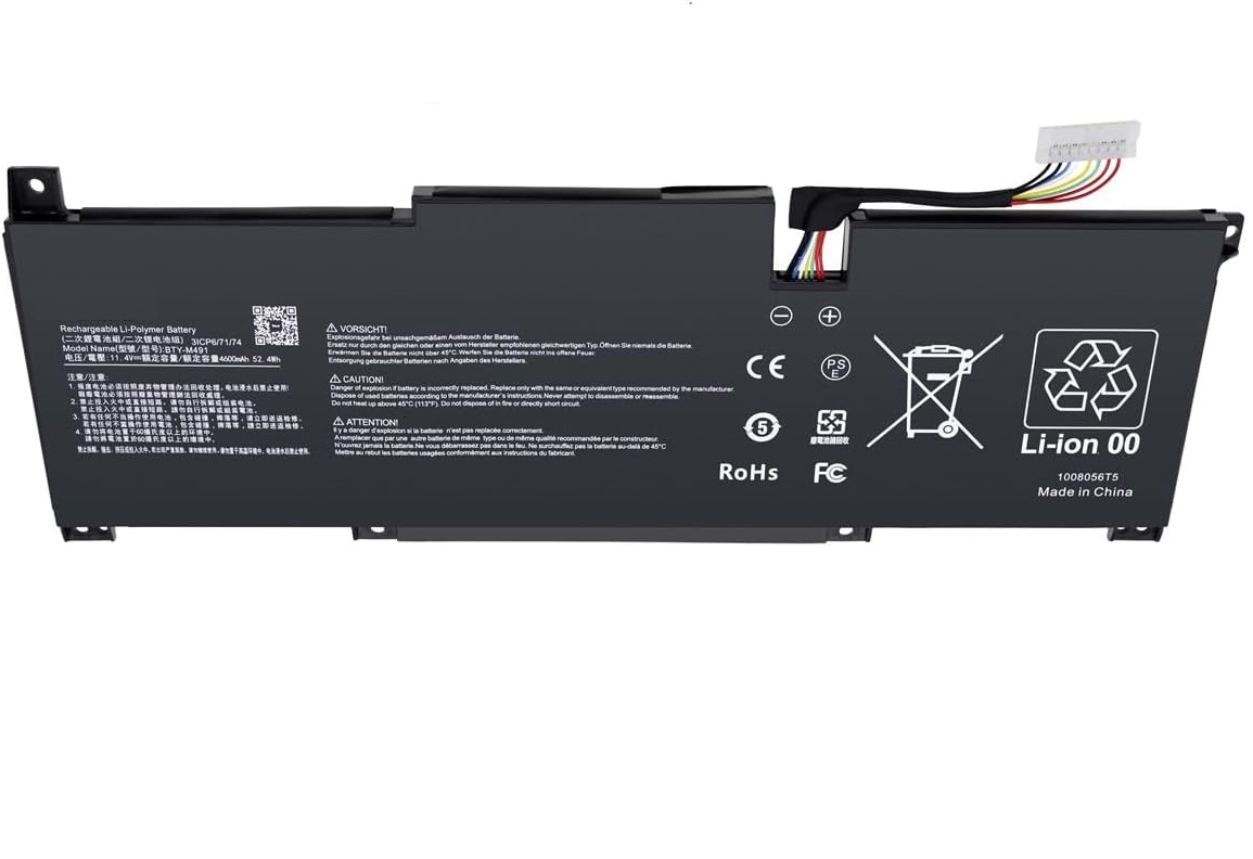 (billede for) Batteri til BTY-M491 MSI Modern 15 A11M MS-1552 15M A11SDK A11UEKV 11.4V