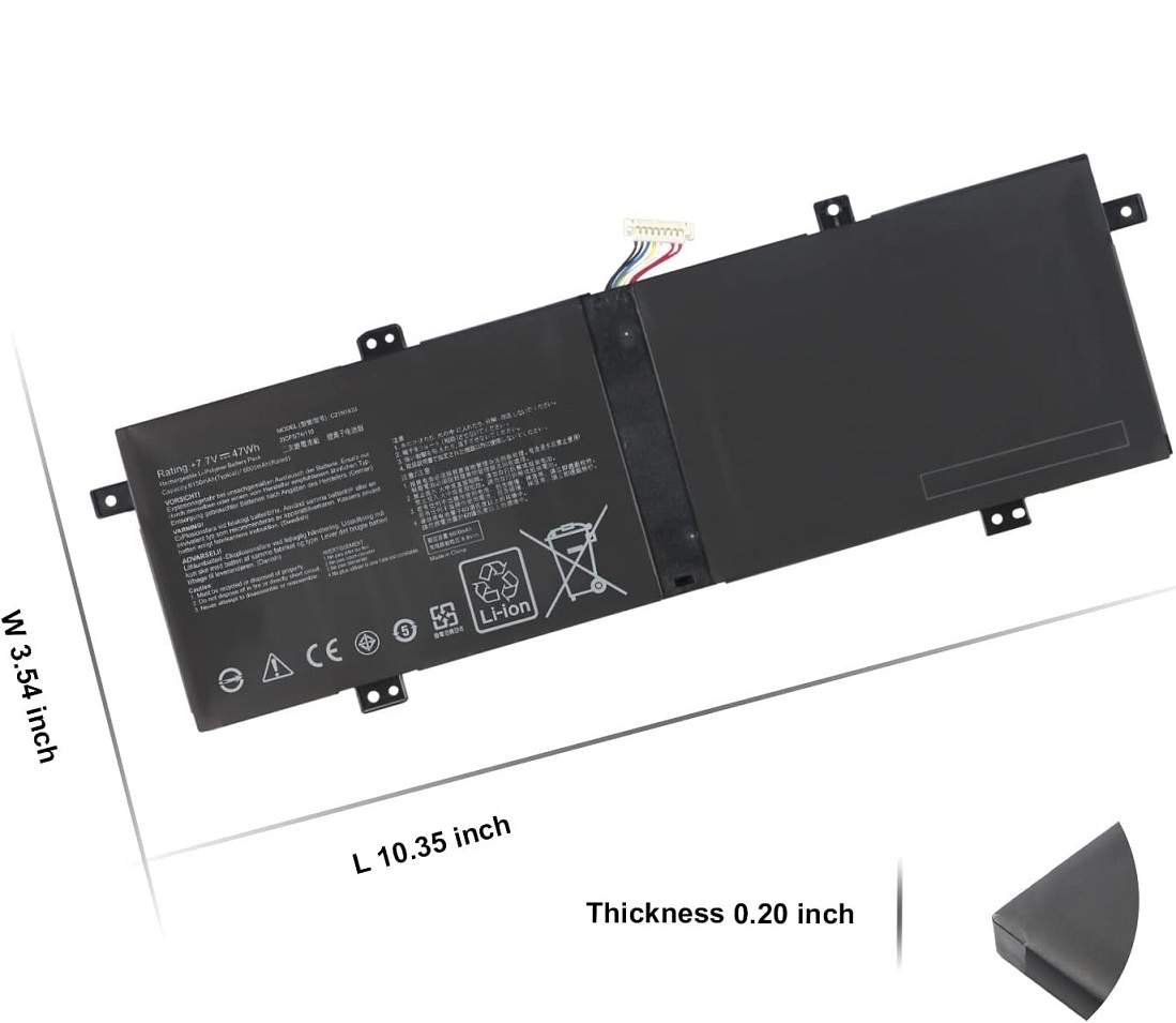 Modal Additional Images for Batteri til C21N1833 Asus ZenBook 14 UM431 UM431DA UX431 UX431FA UX431FN UX431FL UX431DA