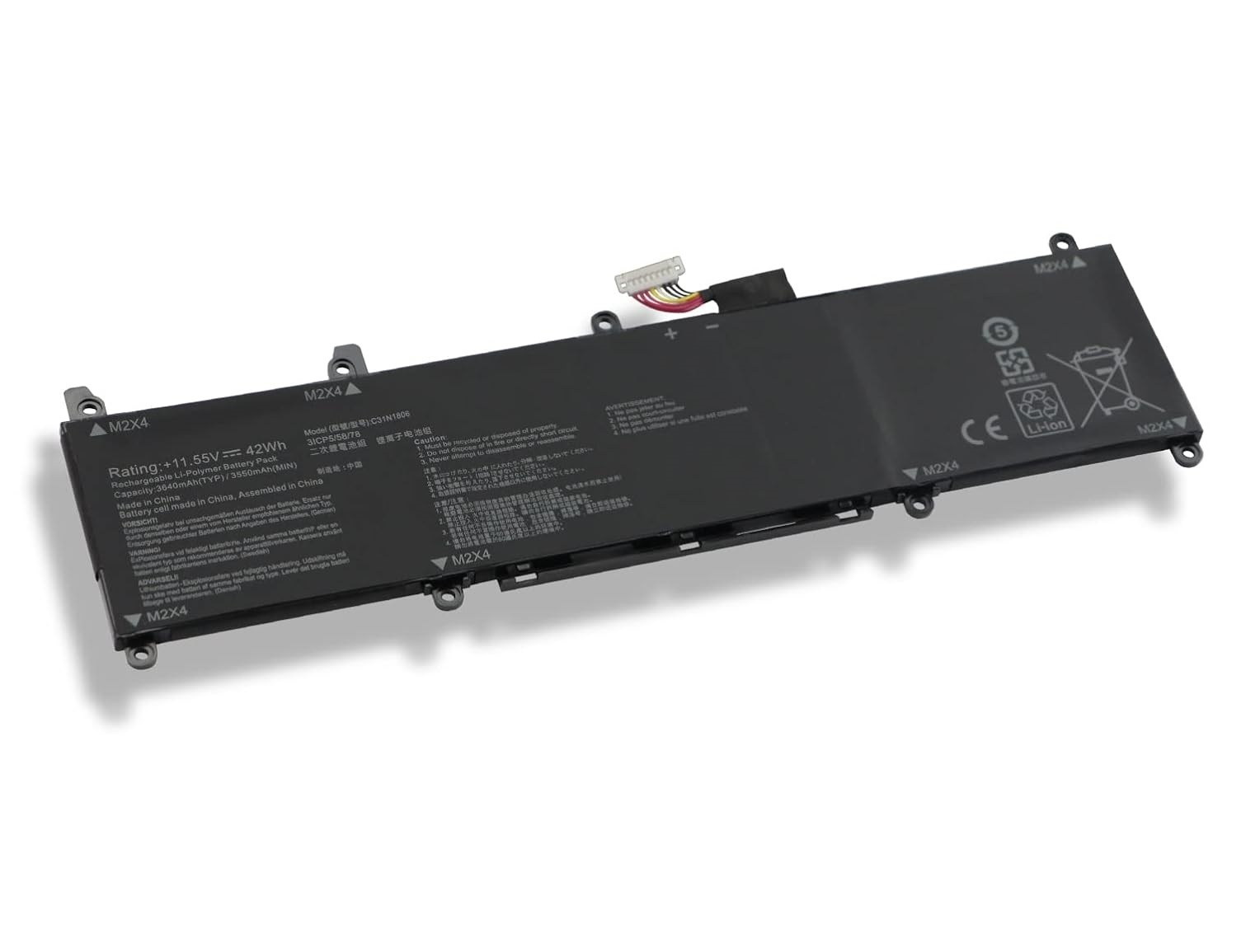 (billede for) Batteri til C31N1806 C31PIJ1 ASUS VivoBook S13 X330UA X330UN X330FA X330FL X330FN