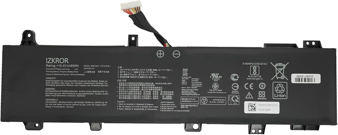 (billede for) Batteri til C41N1906-1 ASUS TUF Gaming A15 FA506 FA506II FA506QR 2021 F15 FX506 FX506H FX506L A17 FA706 FA706II FA706IU