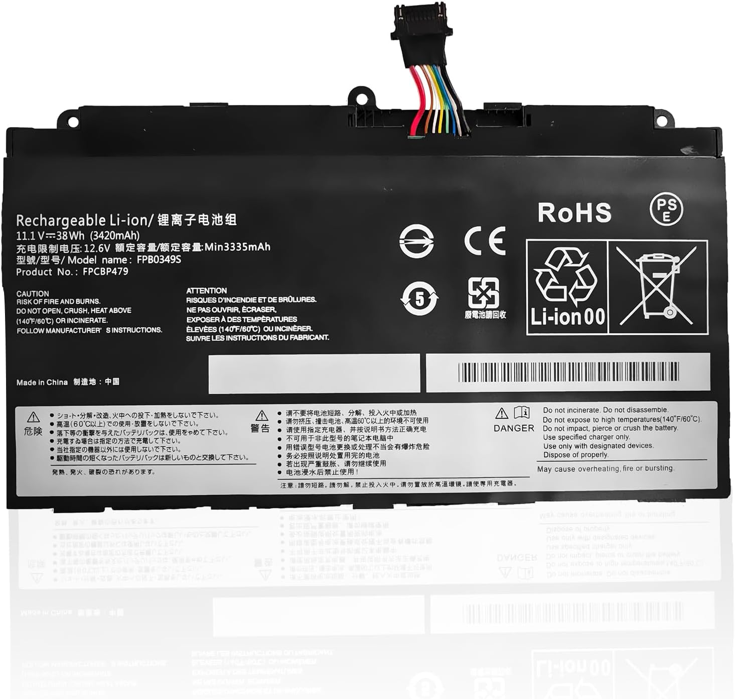 (billede for) Batteri til FPCBP479 FPB0326S FPB0349S FUJITSU Stylistic Q616 Q665 Q738 Q739 CP690859
