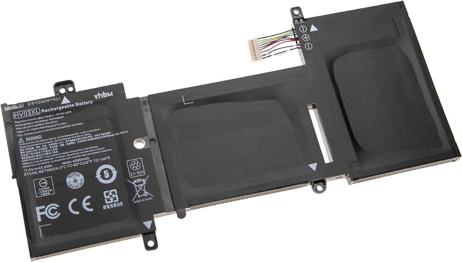 (billede for) Batteri til HV03XL HP X360 310 G2 HSTNN-LB7B TPN-W112 818418-421 817184-005