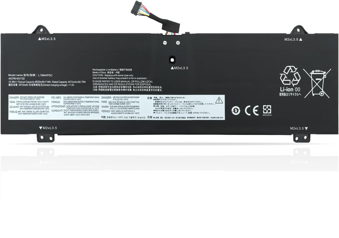 (billede for) Batteri til L19C4PDC L19M4PDC L19L4PDC Lenovo Yoga 7i 2020 2021 2022 7-14ITL5 7-15ITL5 7-14ACN6 7-14ARB7 2-in-1