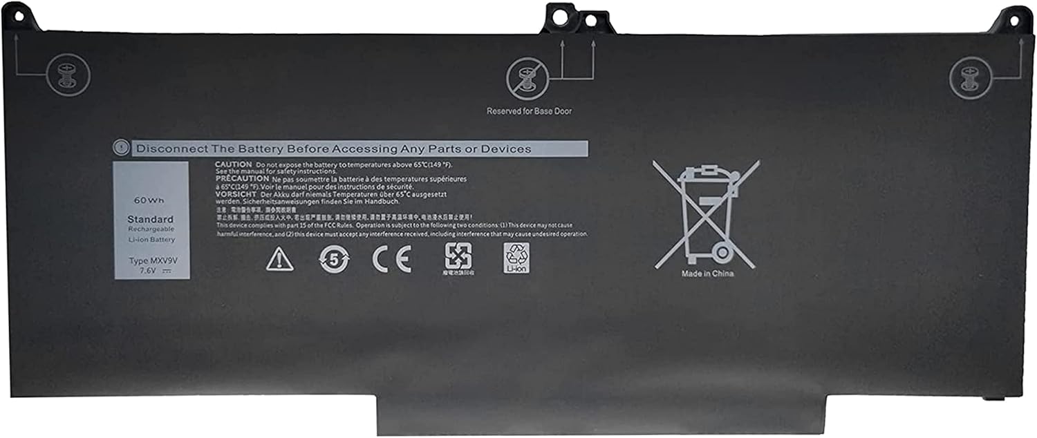 Batteri til Dell Latitude 5300 5310 7300 7400 Type: MXV9V 5VC2M N2K62 829MX CR8V9 WXW80 K4Y2J (kompatibelt)