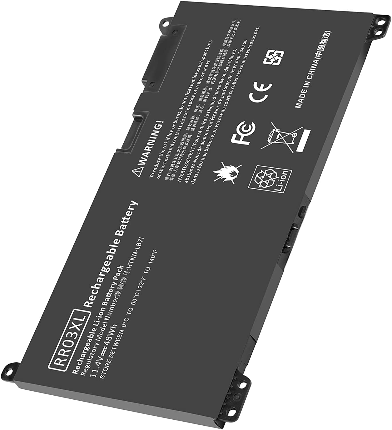 Batteri til HP RR03XL RR03048XL HSTNN-PB6W HSTNN-LB7I 851477-421 85147-547-547-5440 1 8511 477-831 (kompatibelt)